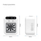 Portable Mini Air Cooler L7 with 500ml Water Tank and Humidifier Function