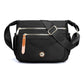 Black Nylon Crossbody Bag with Multiple Compartments - Compact and Stylish Design