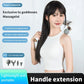 White Portable Elbow Massage Gun - 2000 mAh Muscle Relaxation Tool