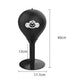 Adjustable Desktop Punching Speed Ball - Durable PU Leather, Stable Base (Bear pattern and Kids Boxing Gloves)