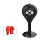 Adjustable Desktop Punching Speed Ball - Durable PU Leather, Stable Base (Monkey pattern and  Kids Boxing Gloves)