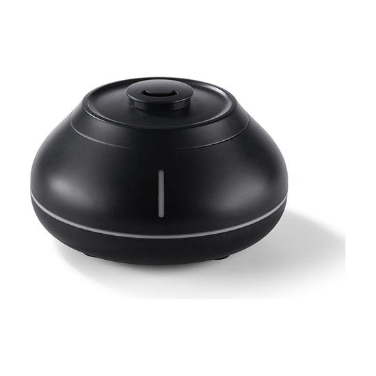 Flame Mountain Aroma Diffuser - 7-Color LED Light, 130ml Capacity, Ultrasonic Mist Maker for Home or Office,  Black