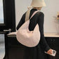 White Waterproof Nylon Lightweight ote Shoulder Bag - Stylish and Spacious for Daily Commute and Outdoor Activities
