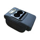 GT-6 No embroidery Black ,Multifunctional Car Armrest Storage Box Cushion - Universal Fit with Cup Holder and Tissue Dispenser