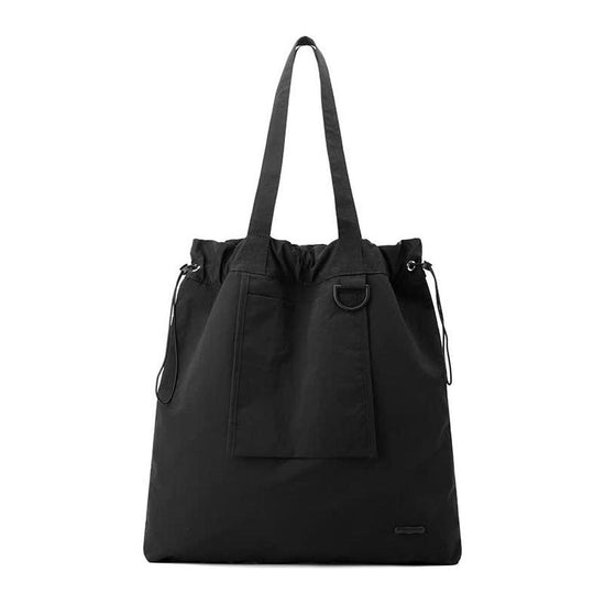 Black Large Capacity Bag - Lightweight Single Shoulder Bag for Commute, Casual Outings, and Shopping