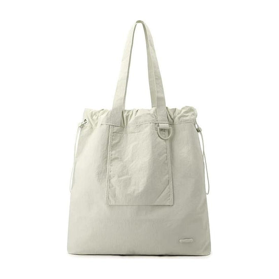 White Large Capacity Bag - Lightweight Single Shoulder Bag for Commute, Casual Outings, and Shopping
