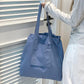 White Large Capacity Bag - Lightweight Single Shoulder Bag for Commute, Casual Outings, and Shopping