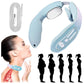 Gradient Blue 12-Level Intelligent Neck Massager with Heating Function - Pain Relief and Relaxation