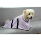 2PCS/XS Size Pink Soft and Absorbent Dog Bathrobe Towel - Cozy Pet Drying Wrap for Small to Medium Dogs