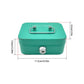 2PCS/Black Mini Lockable Cash Box with Handle - Secure Money Storage Box