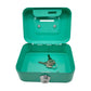 2PCS/Gray Mini Lockable Cash Box with Handle - Secure Money Storage Box