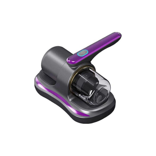 Purple Handheld Dust Mite Vacuum Cleaner - Cordless, High Suction Power, USB Rechargeable