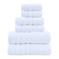 White Luxury Cotton Towel Set - 36-Piece Ultra-Soft Bath, Hand, and Washcloth Set