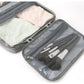 Wine Red Multipurpose Portable Travel Toiletry Bag - Waterproof Cosmetic Organizer with Zipper