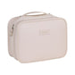 White Premium 5-in-1 Multifunctional PU Cosmetic Bag - Spacious Travel Organizer for Makeup, Toiletries, and Cosmetics