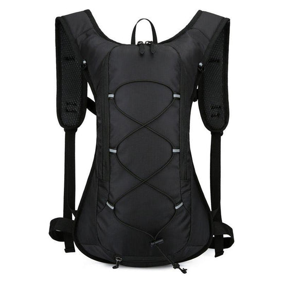 Black Outdoor Sports Hydration Backpack for Running, Hiking, and Cycling - Lightweight and Waterproof