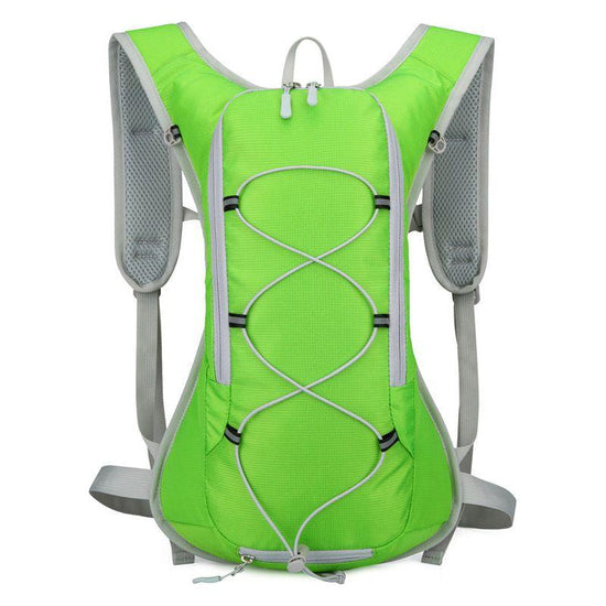 Green Outdoor Sports Hydration Backpack for Running, Hiking, and Cycling - Lightweight and Waterproof