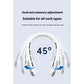 Digital Display Neck Fan - Rechargeable Portable Wearable Fan with Adjustable Speed- White 2400mAh