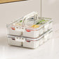 Fresh-Keeping Storage Box - Transparent Food Storage Container with Secure Lid for Kitchen Organization, Salad Crisper