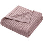 Cotton Waffle Blanket - Air Conditioning Blanket/Throw/Summer Quilt, 200*230cm,Light Green
