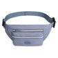 Light Blue Casual Chest Bag - Water-Resistant Compact Waist Pack for Women with Adjustable Strap