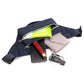 Light Blue Casual Chest Bag - Water-Resistant Compact Waist Pack for Women with Adjustable Strap