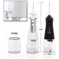 Pink 300ML Cordless Water Flosser with 5 Nozzles - Rechargeable Portable Oral Irrigator