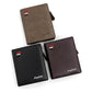 Black Men’s RFID Blocking Leather Wallet - Slim and Compact Design