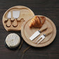 Gold Premium Wooden Cheese Board Set with Knives - Perfect for Entertaining