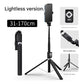 No Light 3-in-1 Bluetooth Selfie Stick with Tripod and Remote Control - Adjustable for Smartphones
