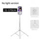 White No Light 3-in-1 Bluetooth Selfie Stick with Tripod and Remote Control - Adjustable for Smartphones