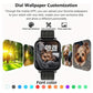 Gold Smart Fitness Watch with Large Display - 24 Sport Modes, Heart Rate Monitor & More