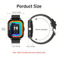 Steel Bracelet With Silicone Strap Gold Smart Fitness Watch with Large Display - 24 Sport Modes, Heart Rate Monitor & More