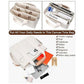 White Multi-Functional Canvas Tote Bag with Adjustable Strap - Spacious and Durable