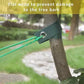 Black Spike Heavy-Duty Tree Anchoring Kit - 9-Piece Set with Ground Stakes, Straps, and Ropes