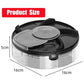 Black Electric Rotating Fly Trap - 360 Degree Efficient Insect Catcher for Indoor Use