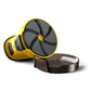 Yellow Rechargeable Electric Ice Scraper - Handheld Windshield Defroster
