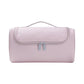 Pink Portable Hair Styling Tool Organizer - Travel Storage Bag with Compartments