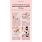 White Portable Electric Body Sculpting Massager - Slimming and Relaxation Tool