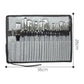Professional Artist Brush Set with Portable Roll-Up Canvas Case - 36 x 26 cm