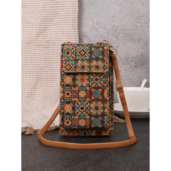A Elegance Vintage Bohemian Style Wallet with Multi-Compartment Design - Large Capacity Zipper Clutch for Women