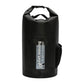 Black 10L Multifunctional Waterproof Dry Bag Backpack - Roll-Top Outdoor Bag for Water Sports and Travel