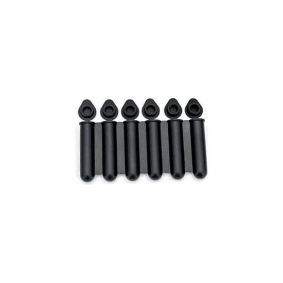 Black Reusable Silicone Ice Stick Mold - 10-Piece Set for Drinks and Bottles (6 x 1.2 cm per Stick)
