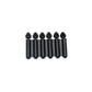 Black Reusable Silicone Ice Stick Mold - 10-Piece Set for Drinks and Bottles (6 x 1.2 cm per Stick)