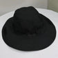 Black Outdoor Waterproof Wide-Brim Rain Hat - Heavy-Duty Rain Protection