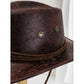 Dark Brown Classic Western Cowboy Hat with Wide Brim - Durable and Stylish Design
