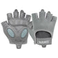 M Grey Breathable Gym Training Gloves with Non-Slip Palm Grip