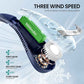 Green Rechargeable 5000mAh Portable Neck Fan with 3-Speed Settings