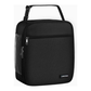 Black Set of 2 Handheld Insulated Lunch Bags for Food Storage
