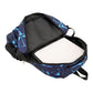 Blue Stylish 3-Piece Backpack Set with Unique Geometric Design